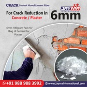 Best Crack Control Fiber in India | Jayma International 