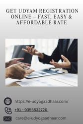 Get Udyam Registration Online – Fast, Easy & Affordable rate