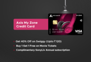 Axis MyZone Credit Card - Entry level card offering