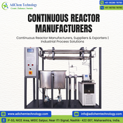 Continuous Reactor Manufacturers,  Suppliers & Exporters | AdiChem Tech