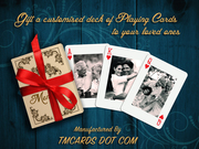 Playing cards and custom playing cards